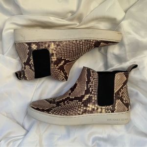 Michael Kors snakeskin sneakers